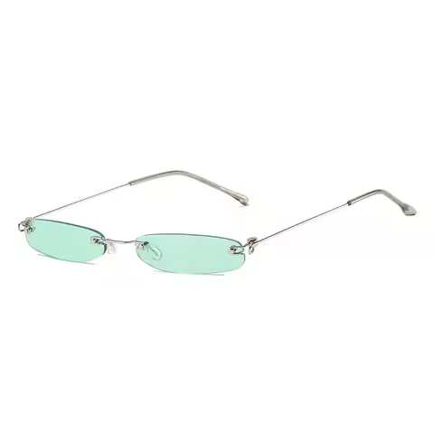 Anime Saiki Kusuo Glasses Cosplay Props Green Lens Sunglasses Small Frame Daily Cos Fashion Eyewear