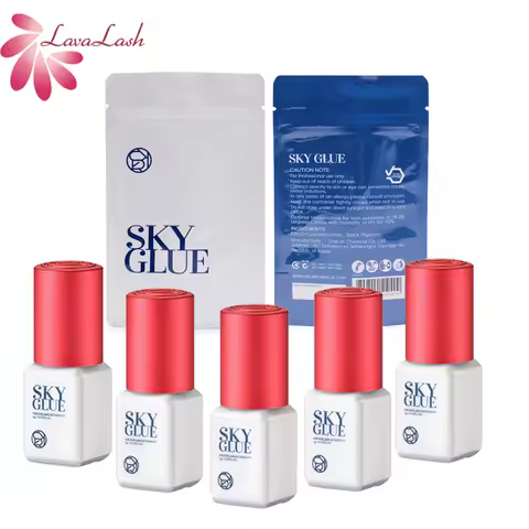 Korea 5g Sky S+ Glue 1s Fast Dry Strong Eyelash Extension Glue Retention 6-7 Weeks No Irritation Fal