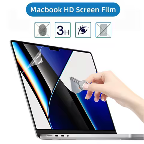 HD Screen Protector For MacBook Pro 14 M1 M2 Pro Max Air 13 15 16 Clear Laptop Soft Film