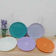 REUSABLE PLASTIC PLATE BILAO/ROUND FOOD TRAY /FOOD STORAGE/ PARTY PLATE BILAO 10"