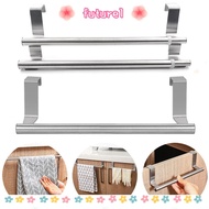 FUTURE1 Towels Holder Kitchen Accessories Extendable Storage Shelf Multi-functional Cupboard Hanger 