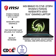 EDGE | MSI Bravo 15 C7VE-273PH/274PH AMD Ryzen 5 7535HS NVIDIA RTX 4050 15.6” Gaming Laptop