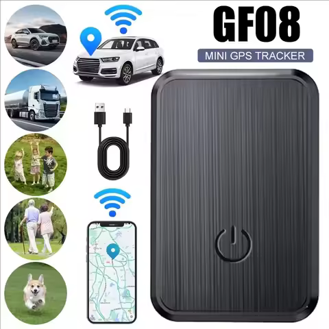 GF08 Mini Portable GPS Tracker Vehicle GPS Locator Anti-lost GPS Tracking Device for Pets Kids Elder