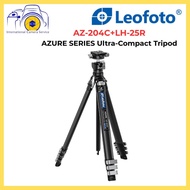Leofoto AZ-204C + LH-25R AZURE SERIES Ultra-Compact Carbon Fibre Tripod