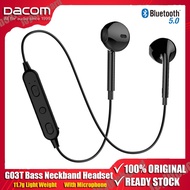 Dacom G03T Sport Neckband Bluetooth Earphone 5.0 Wireless Ear Phones Buds High Quality with Microphone High Quality