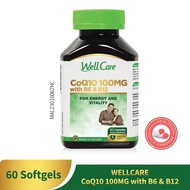 WellCare CoQ10 100mg with B6 & B12 60s