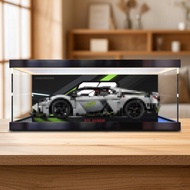 [Transparent Anti-dust Box] Light Box Type Acrylic Display Box Suitable for Lego 42214 Lamborghini R
