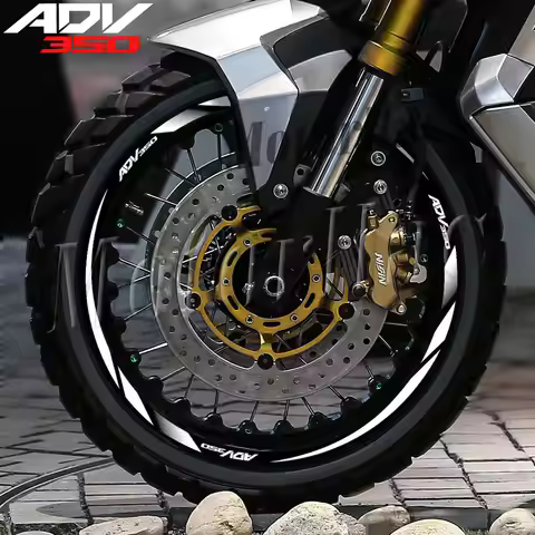 For ADV 350 Adv350 2021-2023 Motorcycle Wheel Sticker Reflectiver Stripe Rim Decals Accessories Wate