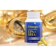 Omega-3 Fish Oil 1000mg ( 50softgels) ( 100%original  omega-3)鱼油/欧米茄 code:34274  minyak ikan