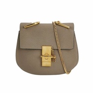 Chloe Drew 小豬包 迷你 羊皮 純色 珠寶鎖 斜挎包