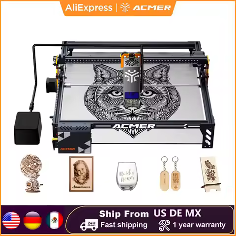 ACMER P1 S PRO 20W 10W 6W Laser Engraving Machine Support WiFi APP Control Woodworking Tools Engrava