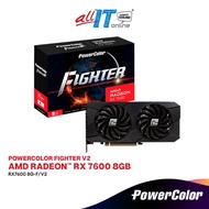 PowerColor Fighter AMD Radeon RX 7600 8GB GDDR6 Graphics Card | RX7600 8G-F/V2