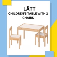 IKEA LÄTT / LATT Children's Table With 2 Chairs - JR