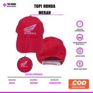 MERAH RED MECHANICAL HONDA HAT || RED MECHANICAL HAT || HONDA HAT || AHASS HAT || RED HONDA HAT