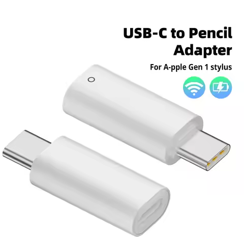 For Apple Pencil 1st Generation Stylus charging Adapter With iPad 10th Gen Bluetooth Pairing Type C 
