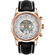 Breitling Transocean Chronograph Unitime Solid 18k Rose Gold Men's Watch RB0510U0/A733-441X 並行輸入品