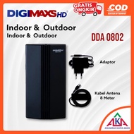 YUD77 digimaxs hd antena tv digital indoor outdoor plus booster dda