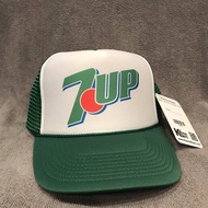 7up Soda Pop Trucker Hat Vintage Mesh Back Snapback Cap