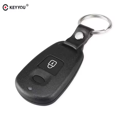 KEYYOU Car Key for Hyundai Elantra Fe Matrix 2 Button Replacement Keyless Entry Remote Key Shell Cas