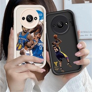 Casing NBA Phone For Redmi A3 POCO C61 Cute Cartoon Silicone NBA Shockproof Cover TPU Case