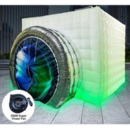 Large White Inflatable Night Club Disco Cube Party Tent Cube Wedding Tent Square Gazebo Event Shelte