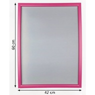 Pink Photo Frame A2 (60x42) Cm.a2 (60x42) cm. PP Foam Ultra-Light Innovation Minimalist Style Home D