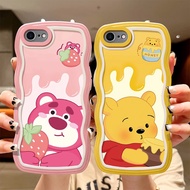 Compatible with apple iPhone 6S plus 6 7 plus 8plus phone case Shockproof Silicone Phone soft Case Large wavy cartoon pattern cover