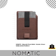 NOMATIC - Mag-safe Phone Wallet - Nomatic -Brown/ Nomatic -Black
