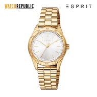 Esprit Koa Gold Stainless Steel Analog Watch For Women EES1L349M0025