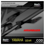 COOL YAMAHA GEAR HAYABUSA STRIPING ALREADY CUT, JUST STICK IT ON