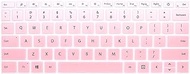 HRH Keyboard Cover for 12.4" Newest Microsoft Surface Laptop Go 2 14" 2022 &amp; Surface Laptop Go 2021 2020 with Touchscreen Keyboard Protective Skin (Light Pink)