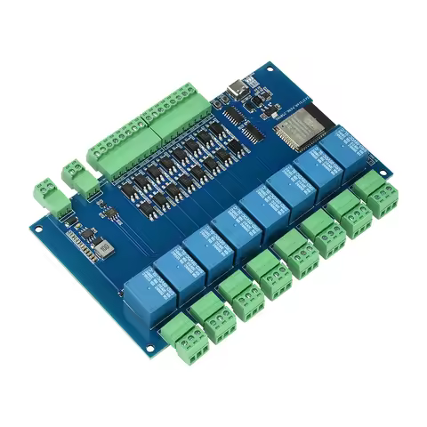 DC 9-24V 4-Channel/8-Channel ESP32 RS485 Modbus Wifi Bluetooth Relay Optocoupler Isolation Module Ty