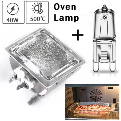 110V/220V Oven Lamp High Temperature Resistant Durable Replacement Bulb Microwave Light Bulb Comes w