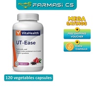 VitaHealth UT-Ease 120 Vegetable Capsules Cranberry Supplement Saw Palmetto EXP:11/2027 [ Vita Healt