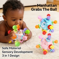Mainan baby 1 tahun toys rattle 6 month infant baby toys ball Manhattan tooth teether