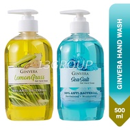 Ginvera Hand Wash Antibacterial Lemongrass Sea Salt, 500ml (m4)