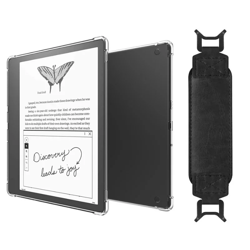 2-IN-1 For Amazon Kindle Scribe (2024) 2nd Generation 10.2 EBook Clear TPU Shockproof Back Cover Cas