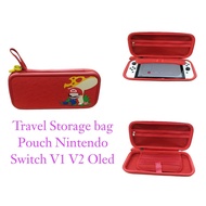 Travel Storage Bag Mario Pouch Bag for Nintendo Switch V1 V2 Oled