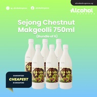 6 x 750ml Sejong Chestnut & Icheon (Choose from 2 Flavours!)