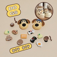 Comanier Sticker Charm Sandal 3D Accessories Untuk Hiasan Charms Sandal Lepas Pasang