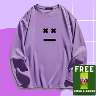  swag Marshmello T-shirt viral baju lengan panjang perempuan blouse/longsleeve oversize women men/muslimah ootd