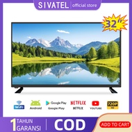 Sivatel TV Smart 32/40/43 inch TV LED Android 11.0 FHD Televisi Digital TV 43 inch Youtube-WIFI-Brow