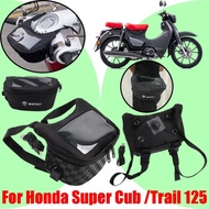 For Honda Super Cub 125 110 50 C125 CT125 Accessories Phone Charged Wirelessly GPS Navigation Bag To