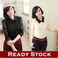 Fashionhomez 1119 Rotten amoeba lace top