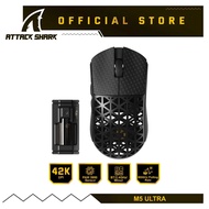 ATTACK SHARK X MAMBASNAKE M5 Ultra Carbon Fiber Wireless Gaming Mouse 8Khz with PAW3950MAX