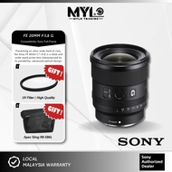 (READY STOCK) - Sony FE 20mm f/1.8 G Lens For Sony A7IV | A7III | A7C | A7 II | A7R III | A7R IV | A
