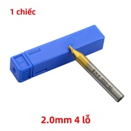 CHKJ HSS Titan Cấp Dao Phay 1.0-3.0mm Khắc Edge CNC Bit Cho Chìa Khóa Máy Cắt Thép Tốc Độ Cao