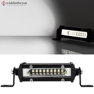 Wishlistforyou Car Mini LED Work Bar 9led Slim Work Driving Fog Lamp for Moto SUV Offroad UTV 4x4 Tr