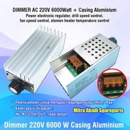 Dimmer AC 220 VOLT 6000 Watt/ 220V 6000W + Aluminum Casing ACMC60-1