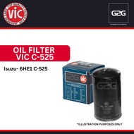 Oil Filter Vic C-525 Isuzu- 6HE1 C-525